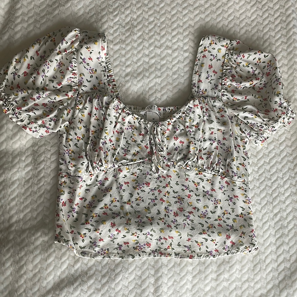 Macy’s Floral Crop Top
